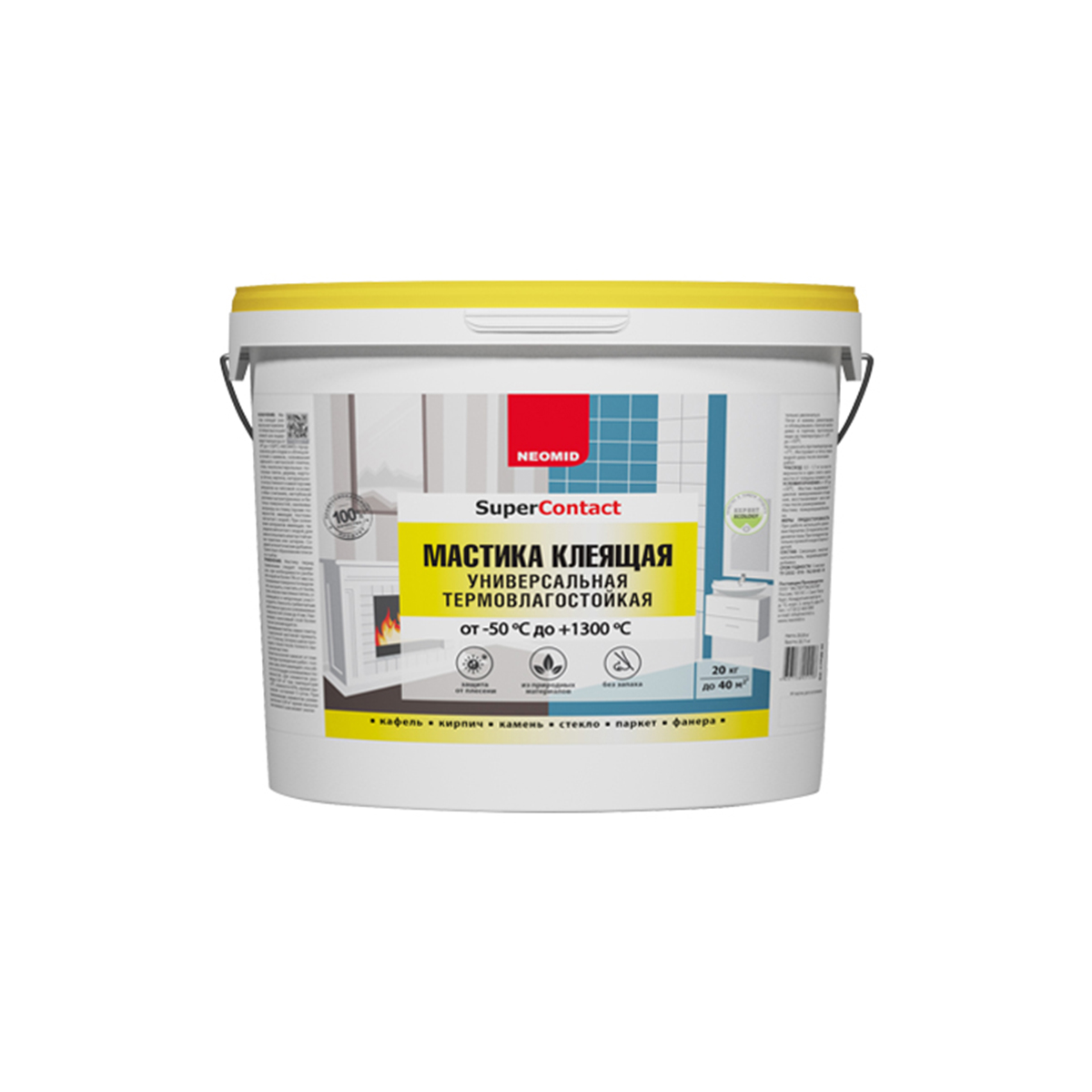Мастика клеящая термостойкая универс. 20 кг (1) "neomid"