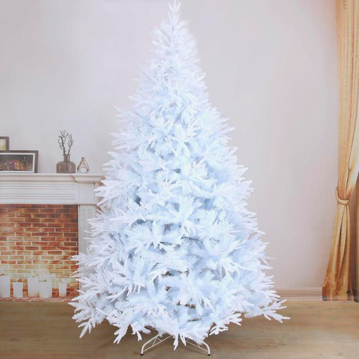 Ель декор. "элит" 240 см, 1798 веток (белая перелив.) "зимнее волшебство" 2338582