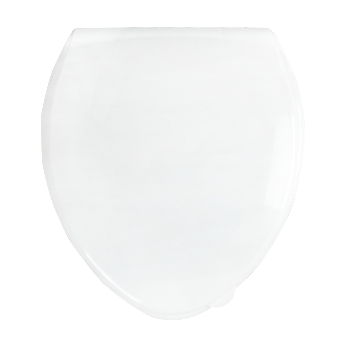 Сиденье для унитаза белое (имп. крепеж) (1/8) "мультипласт"