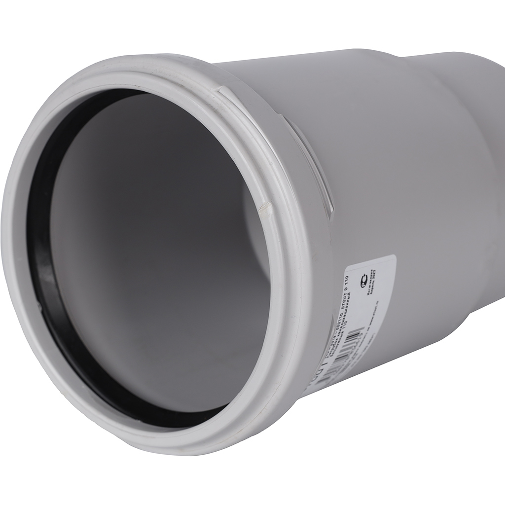 Патрубок канализационный бесшумный D = 110 мм STOUT