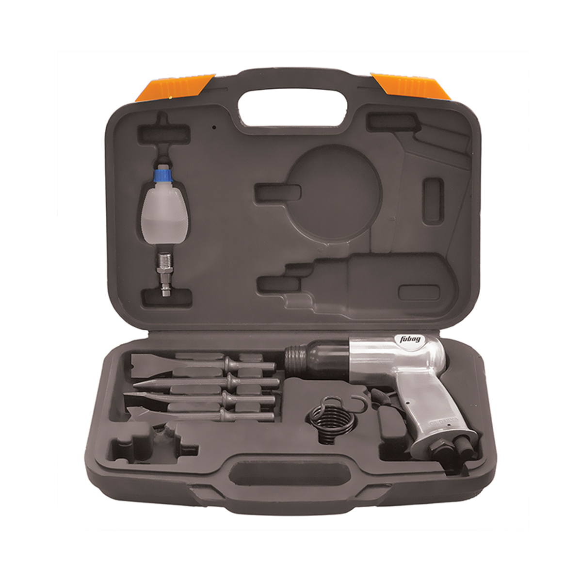 Долото пневматическое hrs4500 + 4 насадки (1) "fubag" 100120