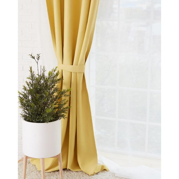 Штора блэкаут 135*250 см, желтый (1/9) "этель" 3277226