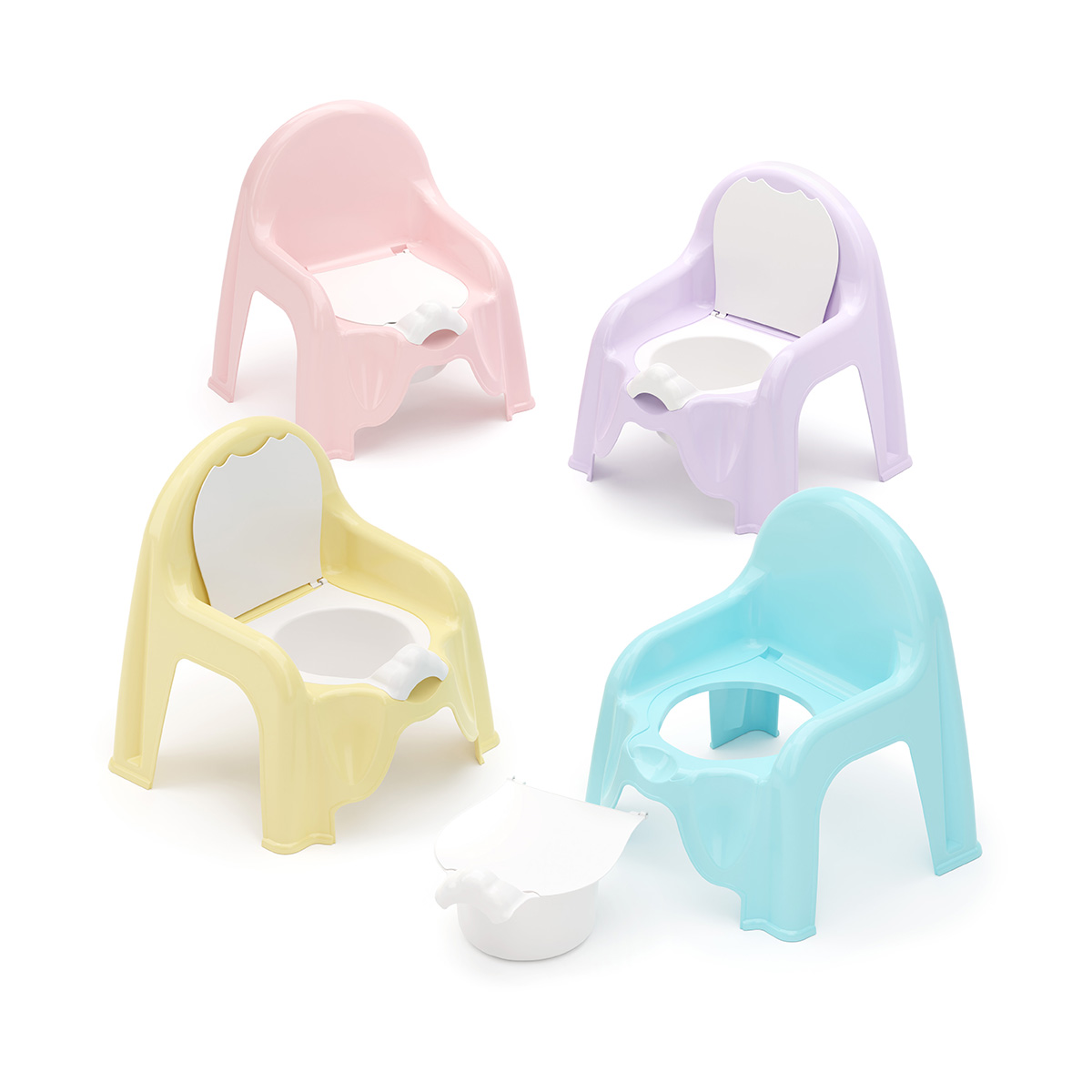 Горшок-стульчик детский (св. фиолетовый) (1/6) "альтернатива" м1327