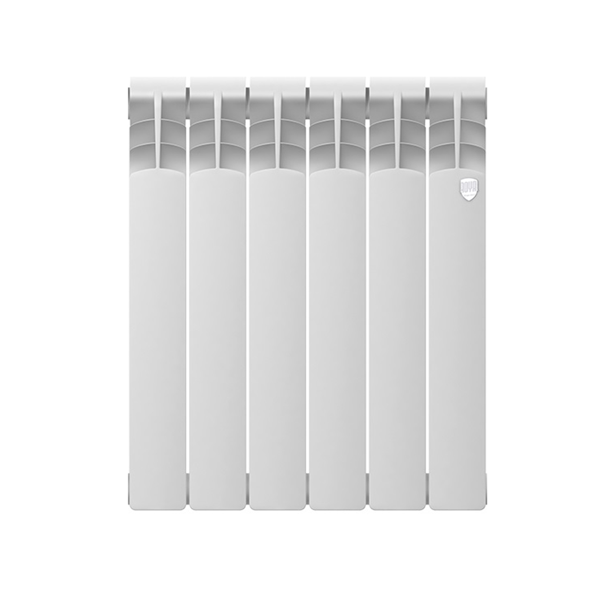 Радиатор алюмин. "revolution 500 2.0" 6 секций (1) "royal thermo"