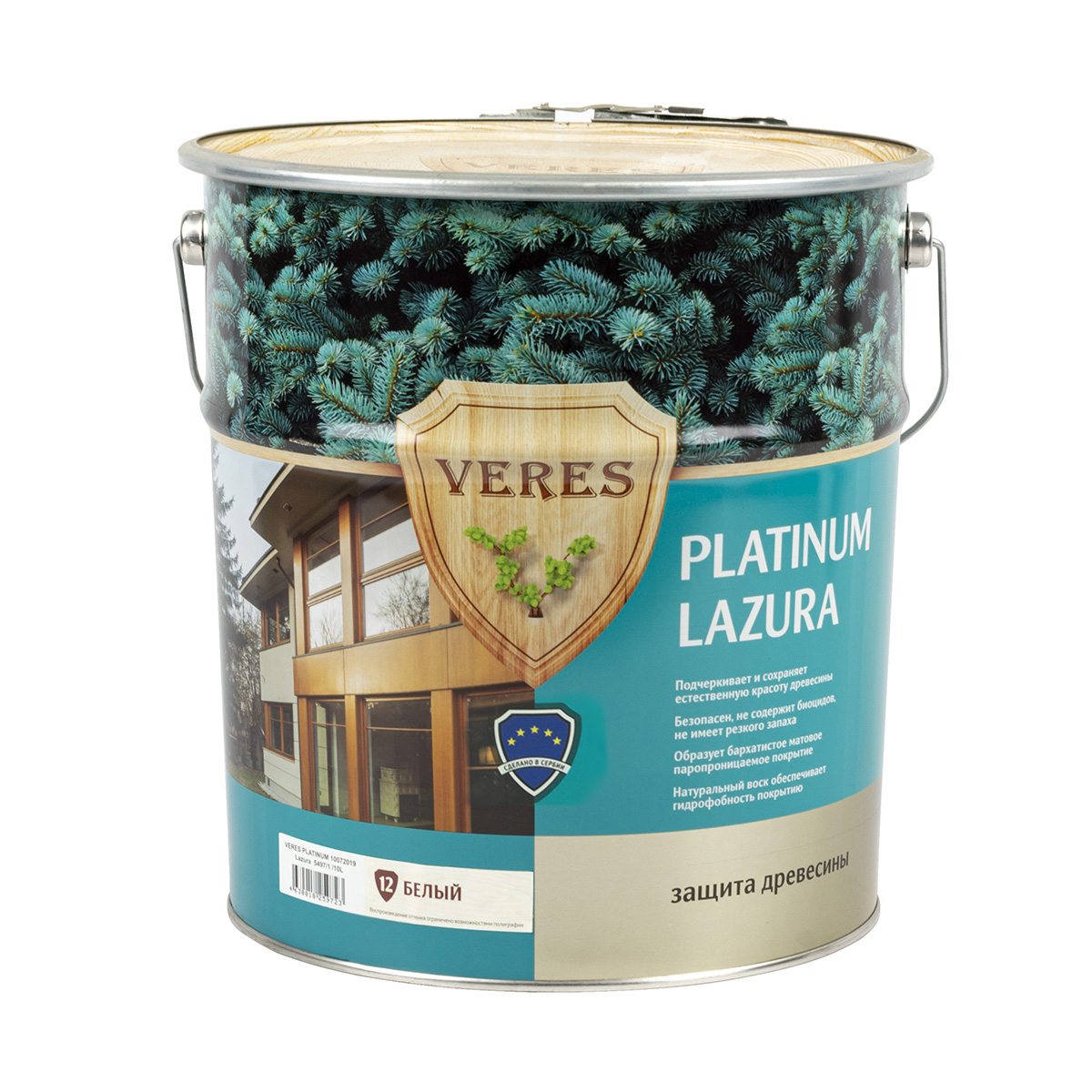 Верес платинум №12 белый 10 л (1) "veres"