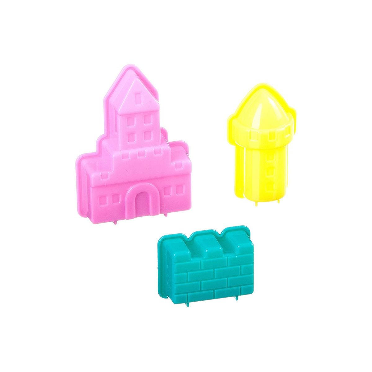 Набор игровой "марсианский песок" белый 150 г (3 формочки "замок") "bondibon" вв2286