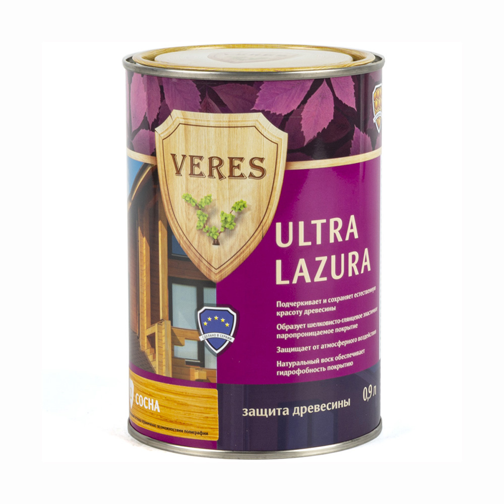 Верес ультра лазура № 2 сосна  0,9 л (1/6) "veres"