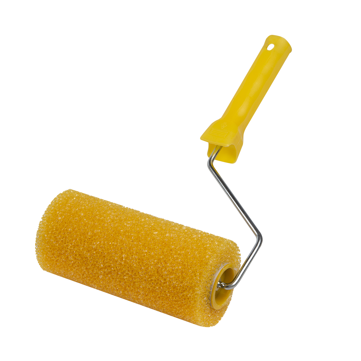 Валик структурный поролон. "гладкий"  d80/180 мм бюгель 6 мм (в сборе) (1/50)  "krafor" 085-0180