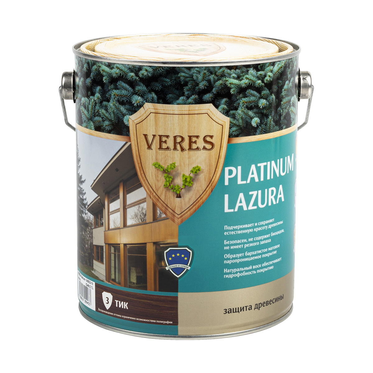Верес платинум № 3 тик  2,7 л (1/4) "veres"