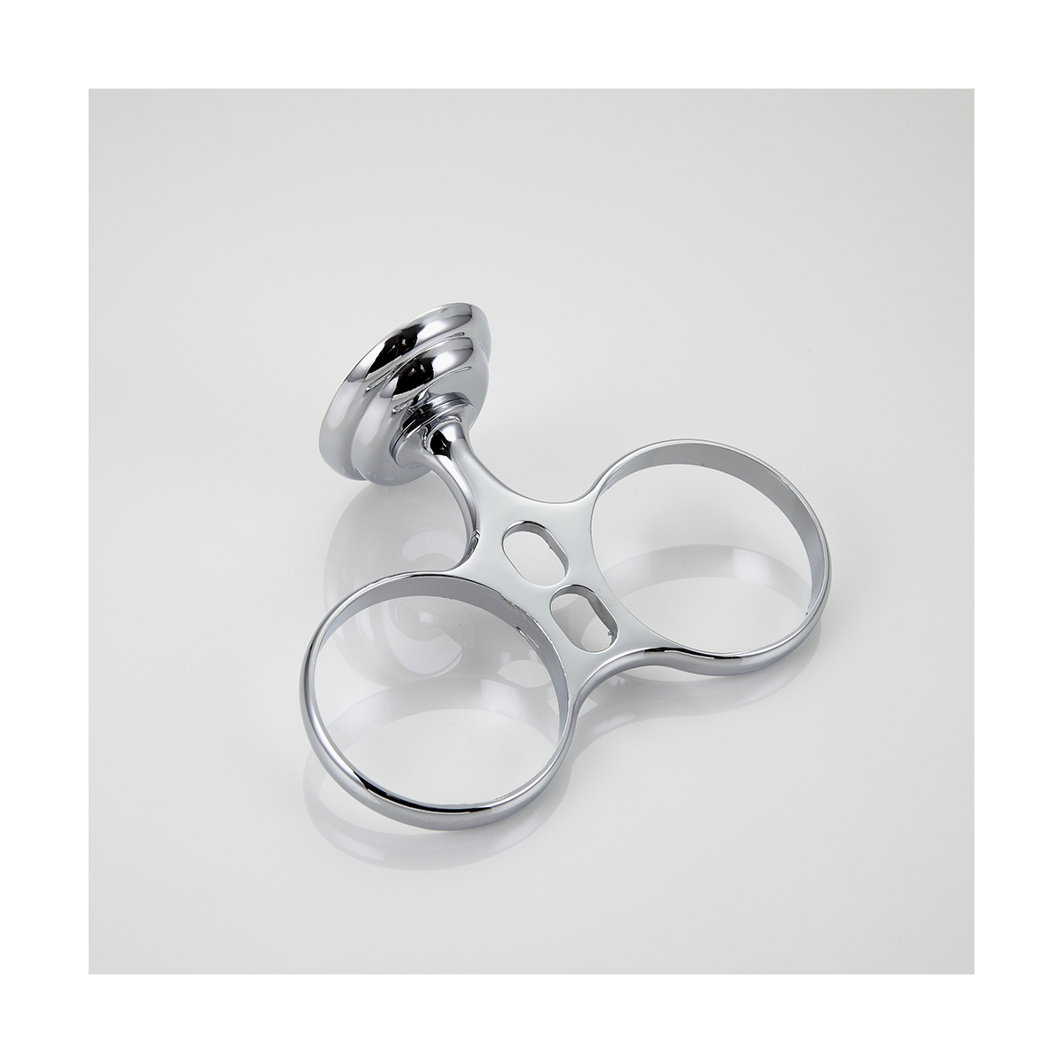 Стаканы для ванной комнаты 2 шт. с держателем f1508, хром (1/20) "frap"