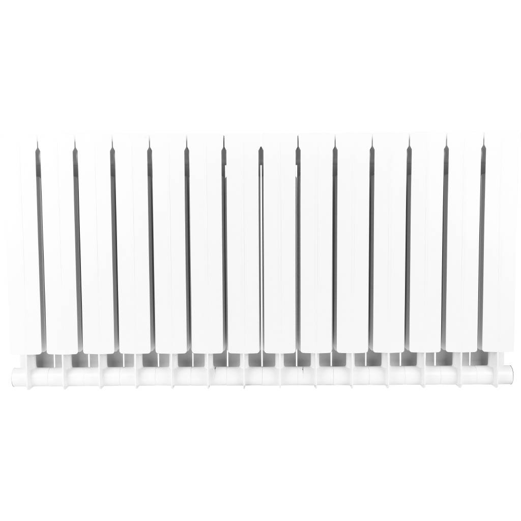 Радиатор STOUT STYLE 500 мм 14 секций, биметал. (боковое подключение) на 25,4 кв.м.