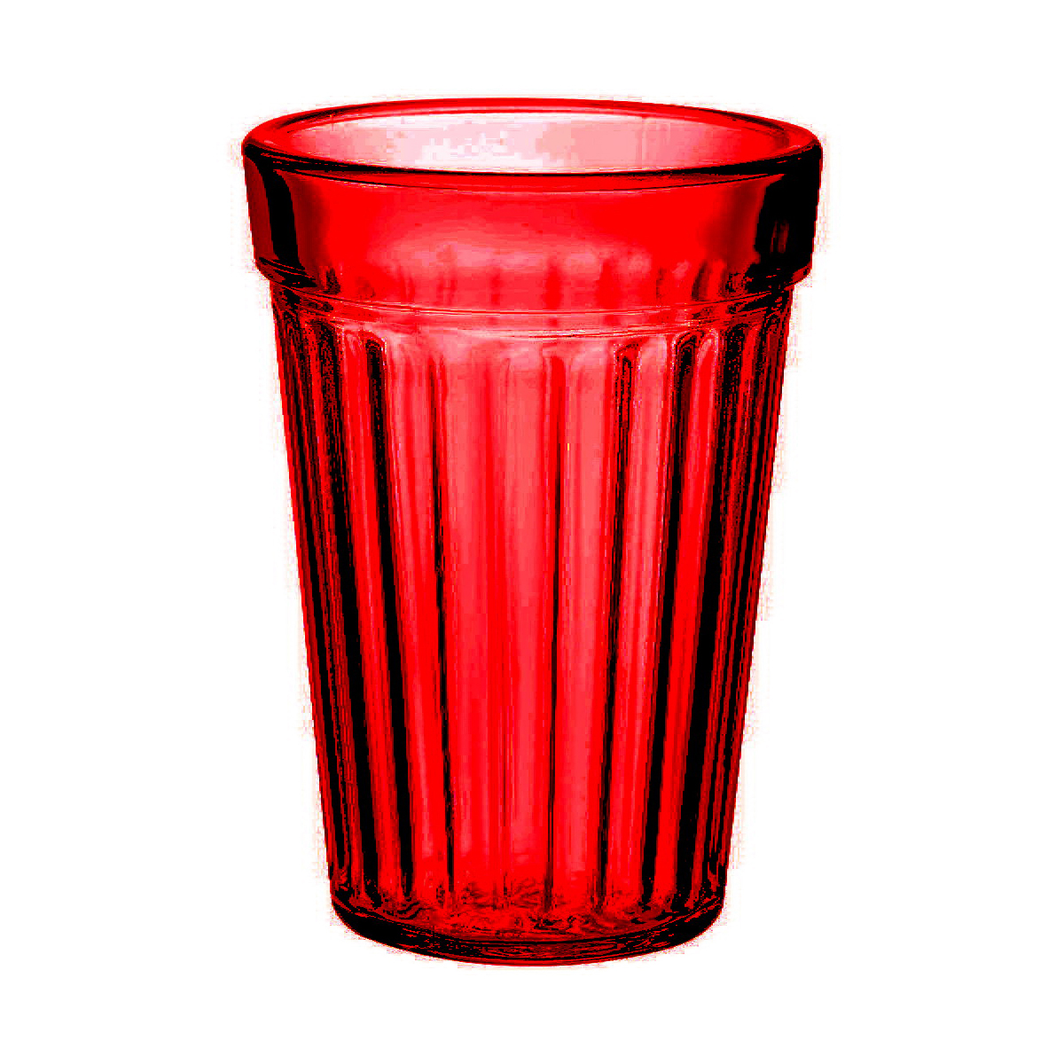 Стакан граненый "европейские цвета" 250 мл (24) "декостек"