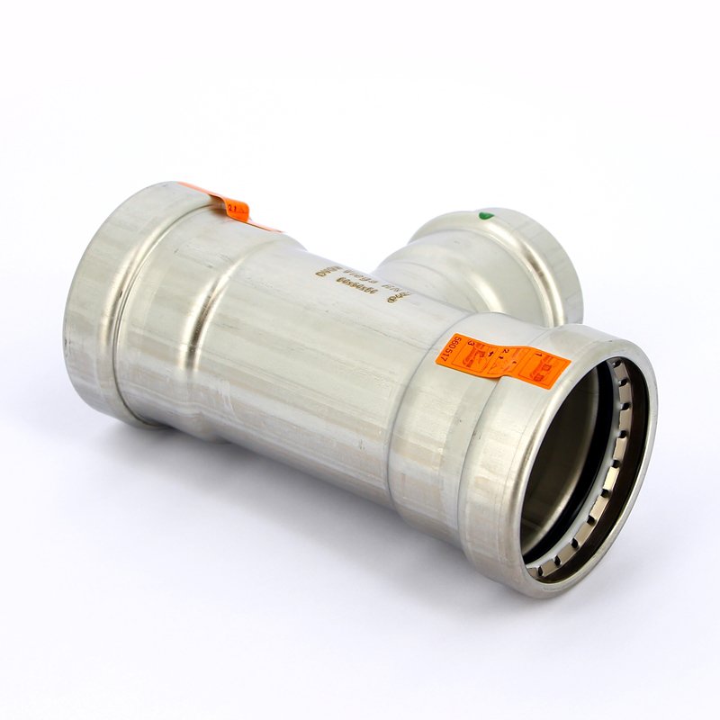 Тройник пресс 64x54x64 нержавеющая сталь Sanpress Inox VIEGA