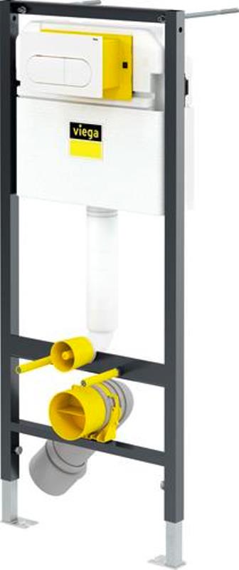 Модуль Prevista Dry для подвесного унитаза 112 см Viega 771973 + 678630 + 773762 бел., не для P Dry