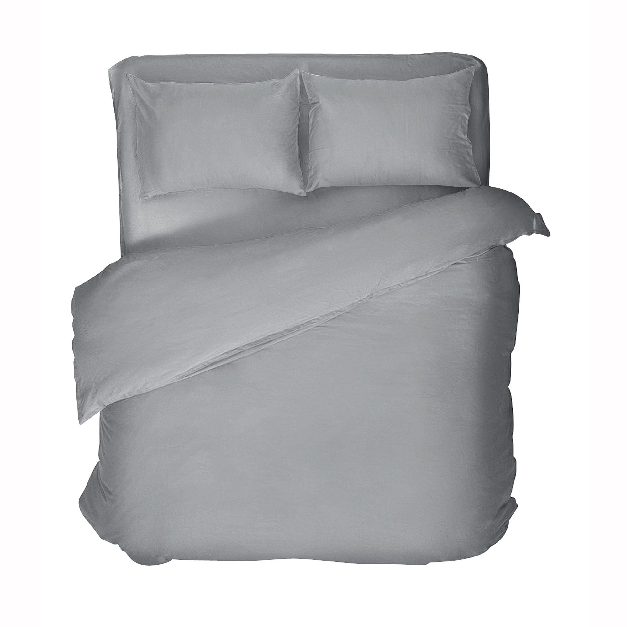 Постельное белье "verossa melange" silver евро