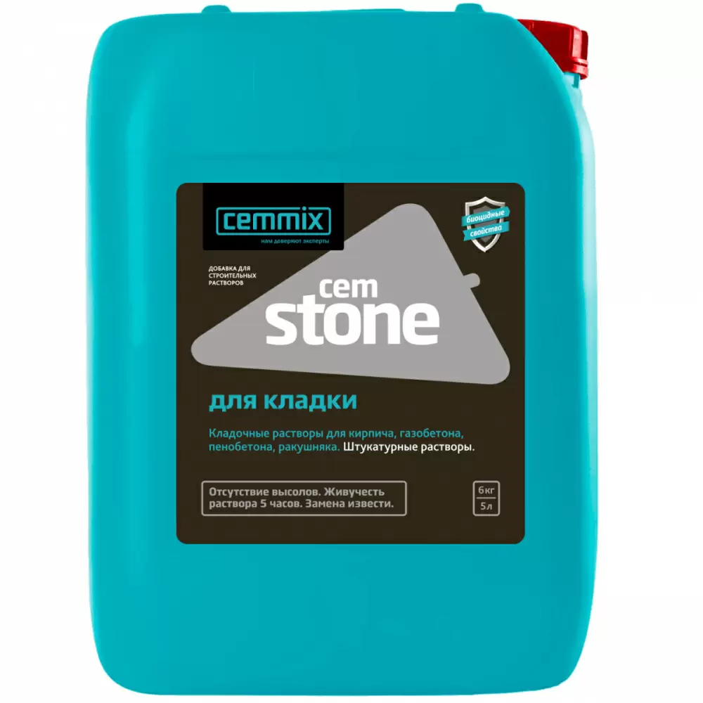 Cemmix CemStone комплексная добавка для строительных растворов (5л)