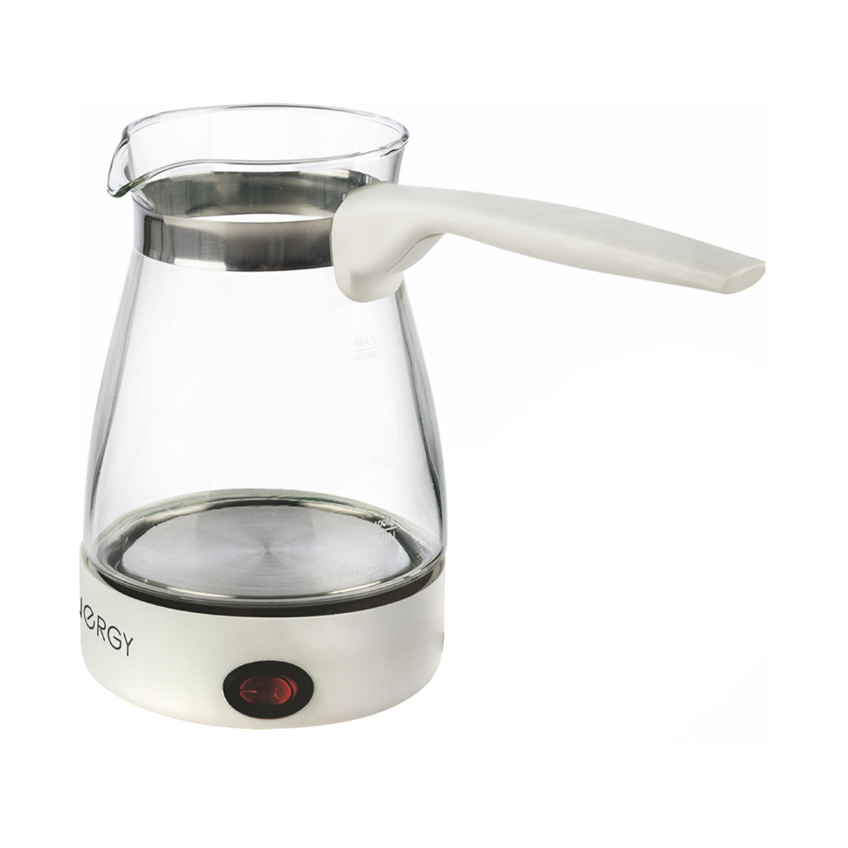 Кофеварка (турка) электрич. стеклянная "energy" en-292  450 мл 600 вт (1/36)