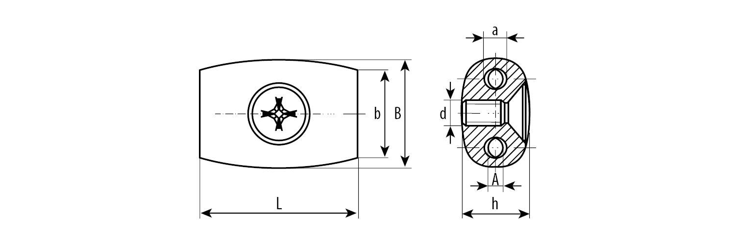 ЗУБР Бочонок, 6 мм, 2 шт, зажим троса (4-304456-06)