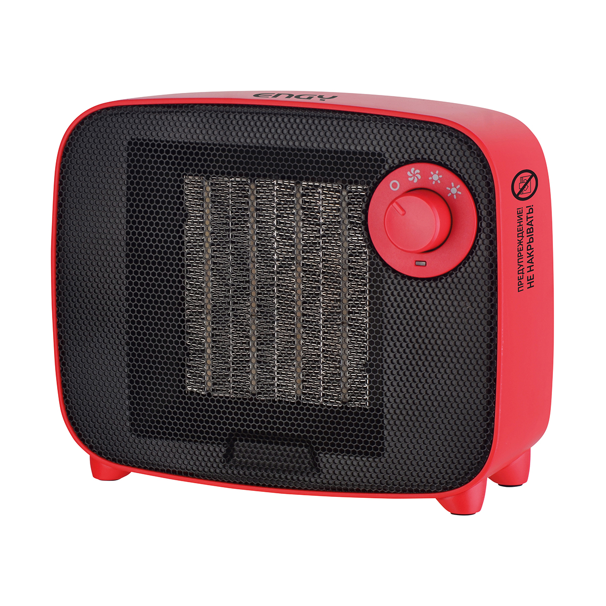 Тепловентилятор настольный металлокерамич. ptc-321  1,5 квт (красный) (1/6) "engy"