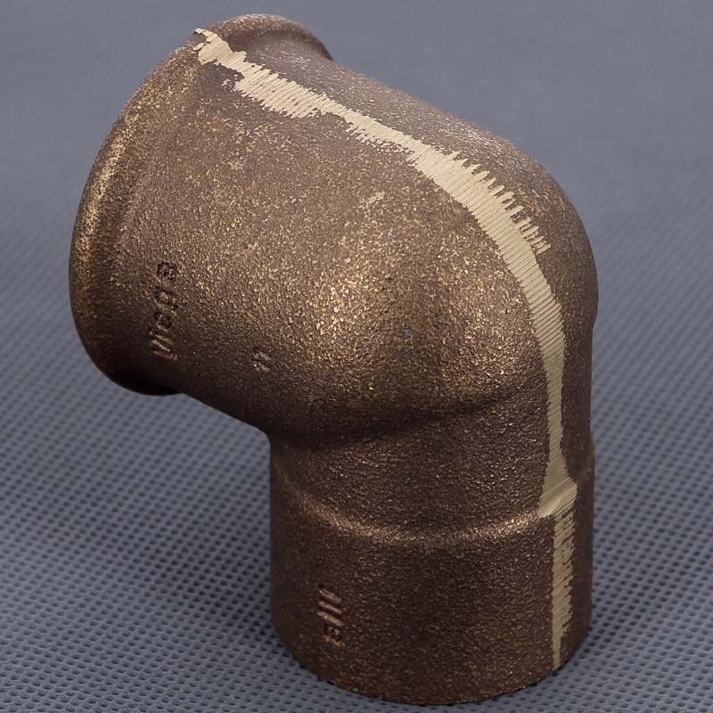 Угол 90° переходной пайка - ВР 42 x 1"1/2 VIEGA бронза