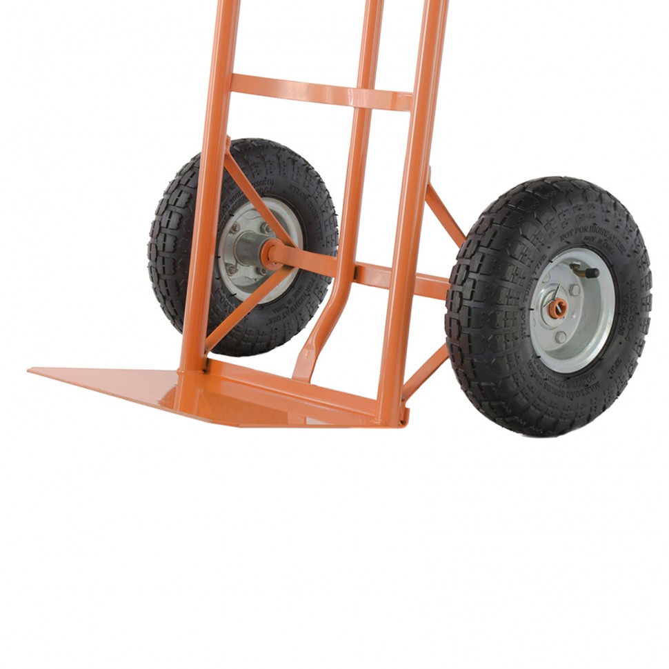 Тележка ручная двухколесная НТ1805, грузоподъемность 150 кг, пневматические колеса D 260 мм, платформа 350 х 235 мм Сибртех (68931)