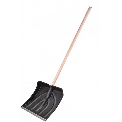 Лопата оцинк снегоуб с ручкой