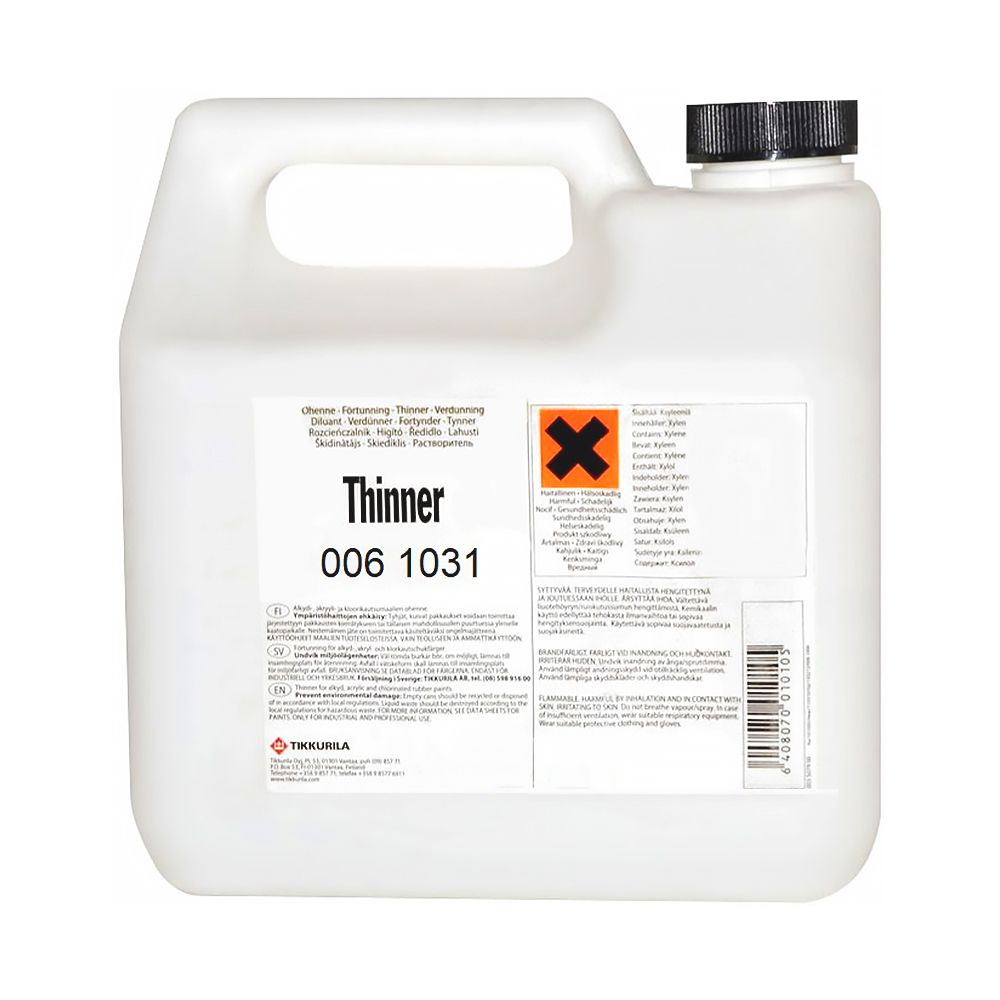 Растворитель 1031   3 л (1/144) "тиккурила"