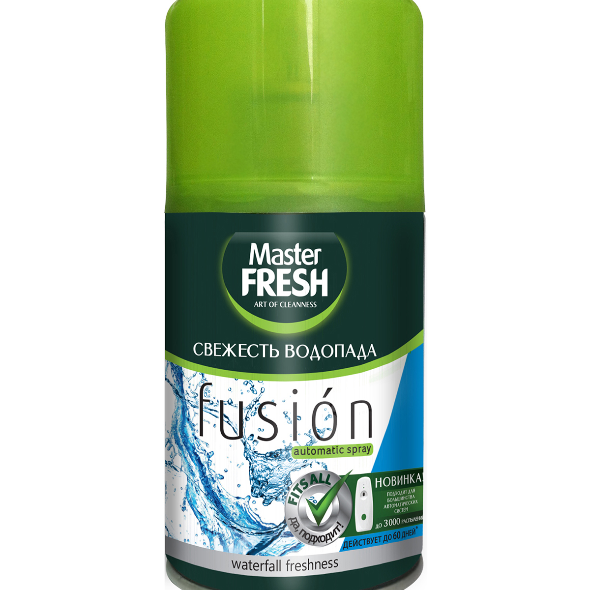 Освежитель воздуха (сменный блок) "свежесть водопада" 250 мл (1/12) "master fresh"
