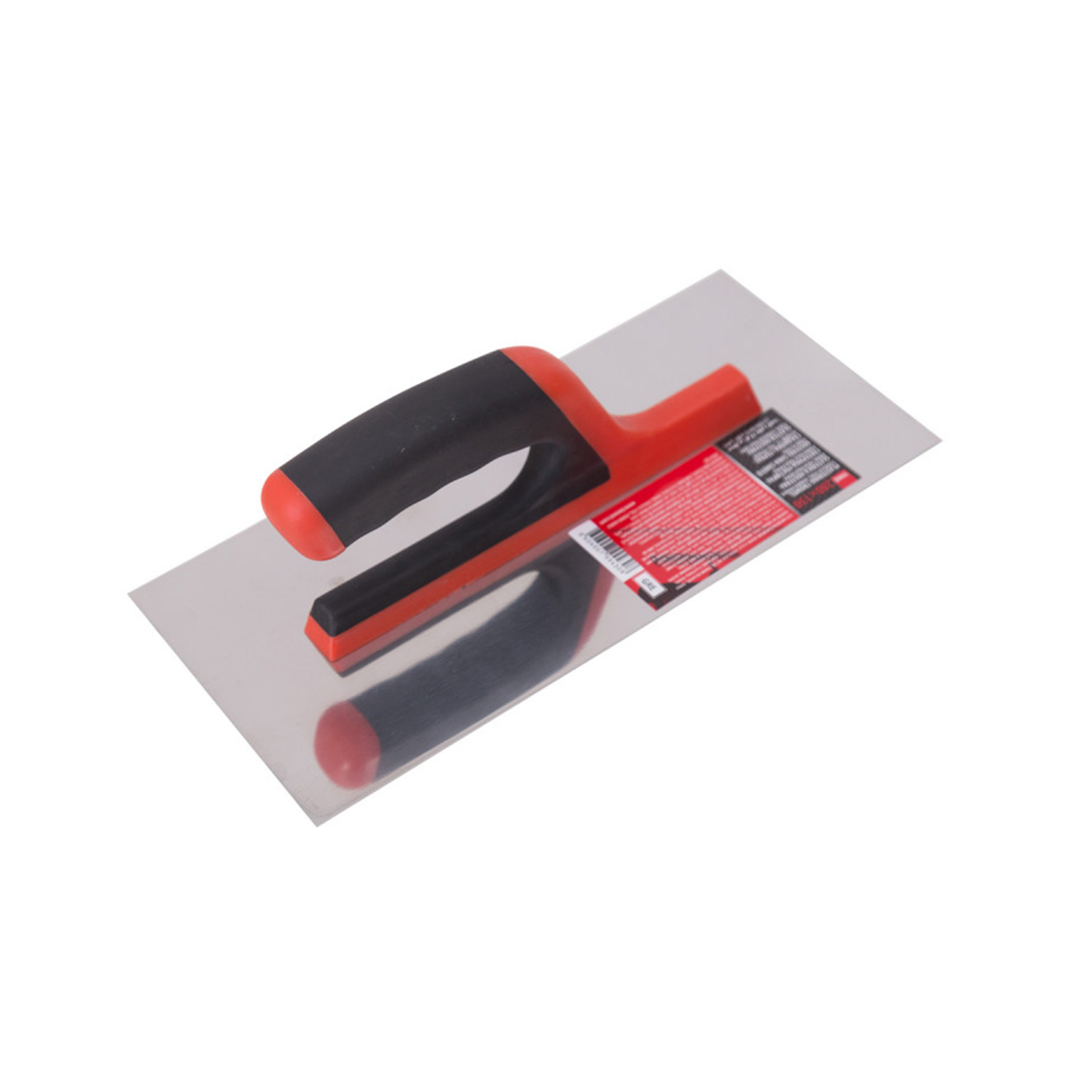 Гладилка прямая нержав. 280 x 130 мм эргономичная обрезин. пвх ручка (1/12/60) "beorol"