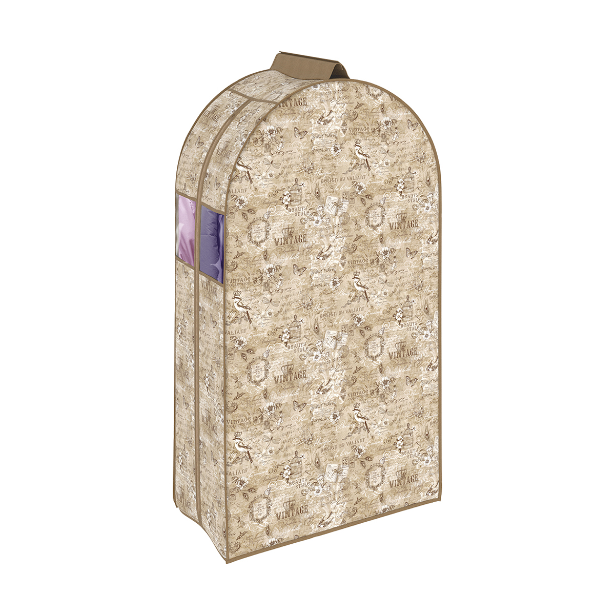 Чехол-кофр для одежды подвесной "vintage" 108*60*30 см (1/24) "valiant" vn-c-108