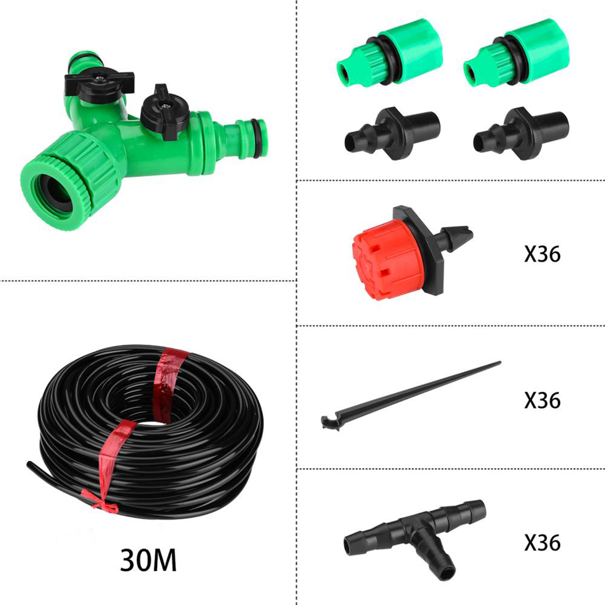Комплект для капельного полива dki30 (1) "deko" 065-0944