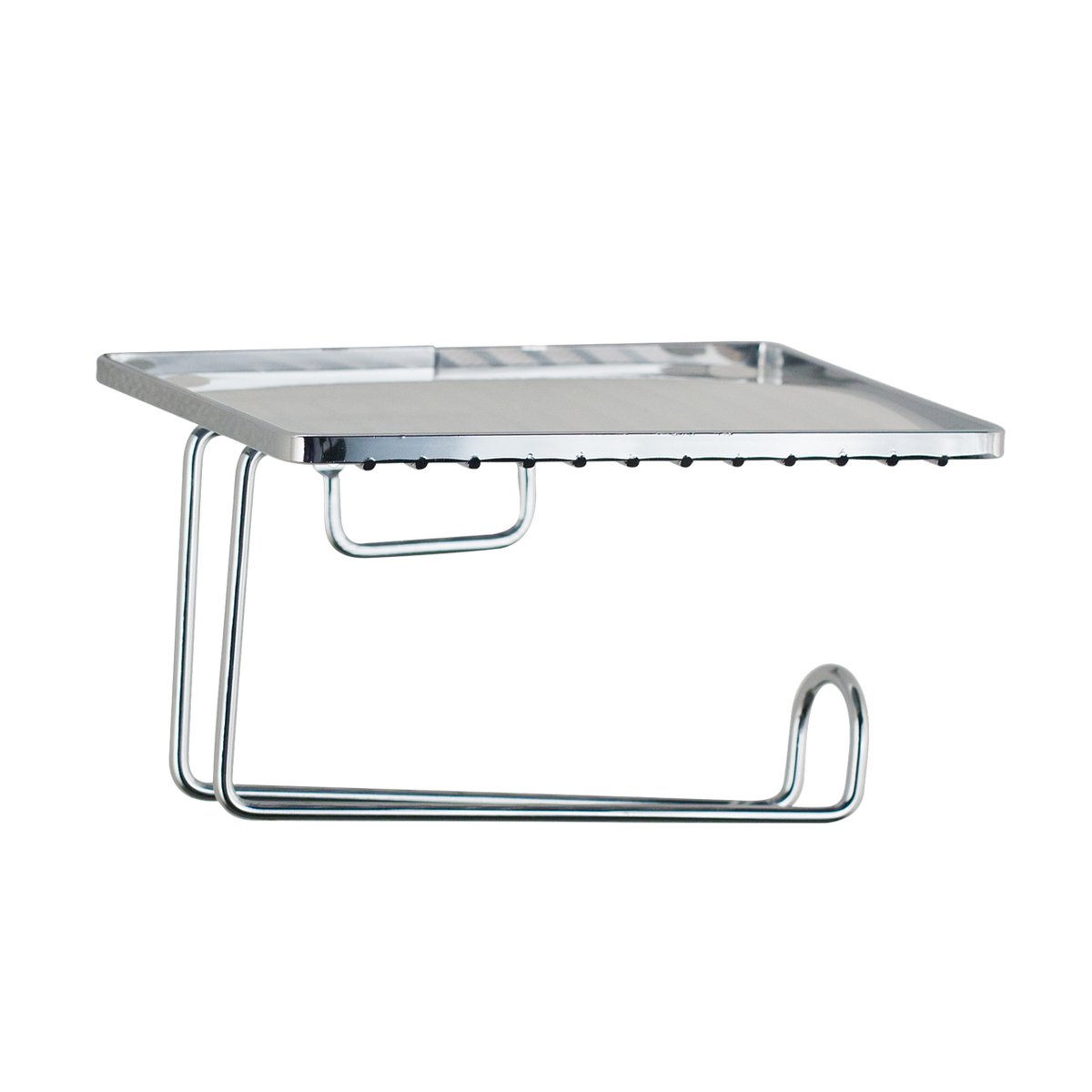 Держатель для туал. бумаги с полкой, хром. (1/32) "swensa" swr-3003-1