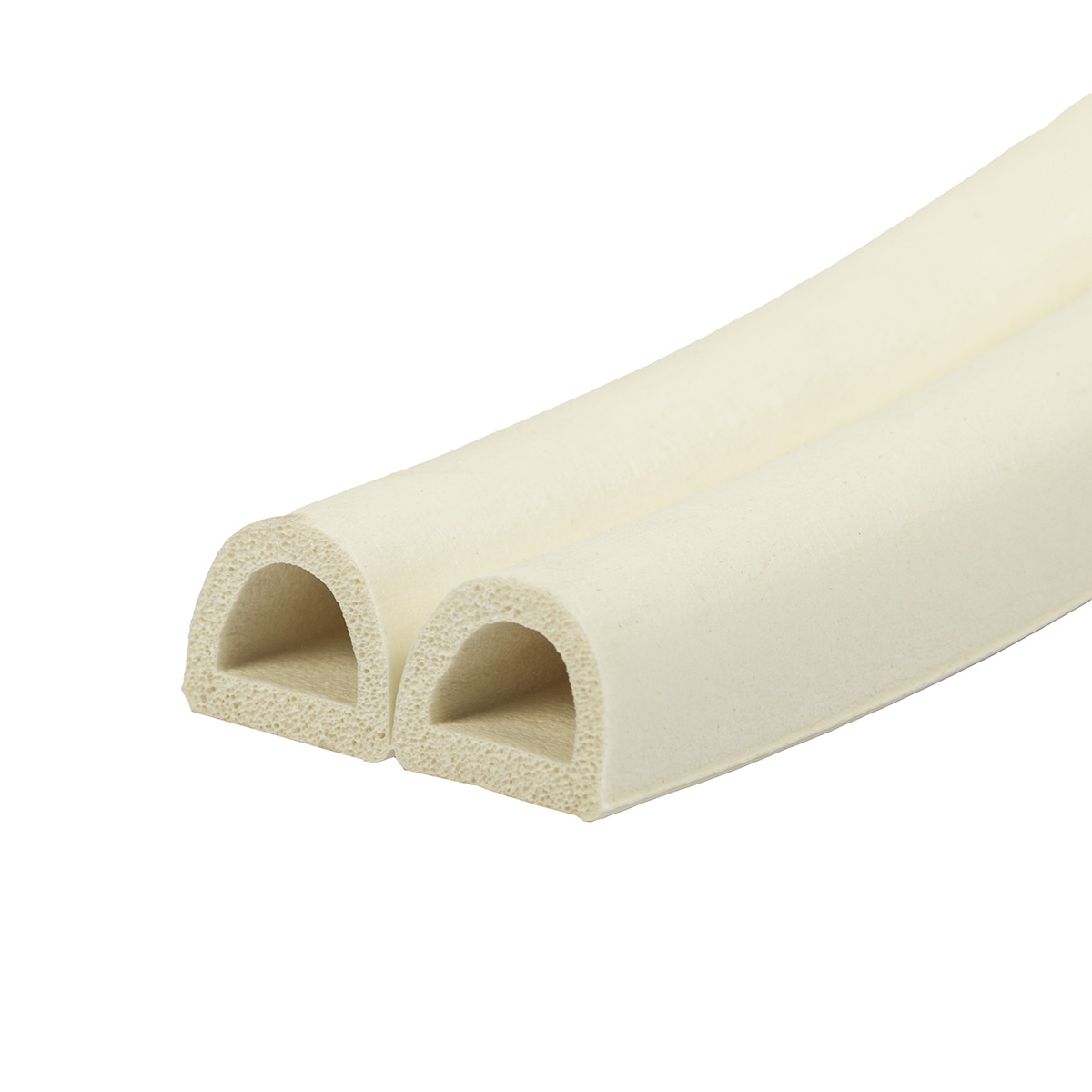 Уплотнитель d 12 х 14 мм белый бухта 40 м (промышл.) (1/8) "tech-top"