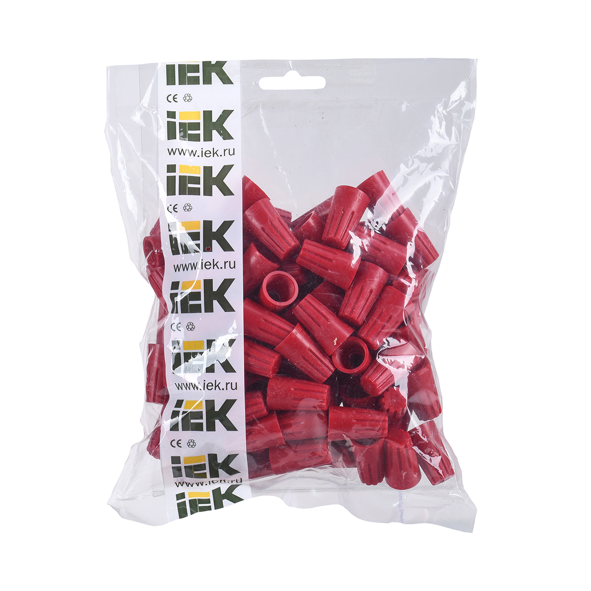 Зажим соединительный изолир. сиз-1  4-11 мм² (упак. 100 шт.), красный (1/10/60) "iek"