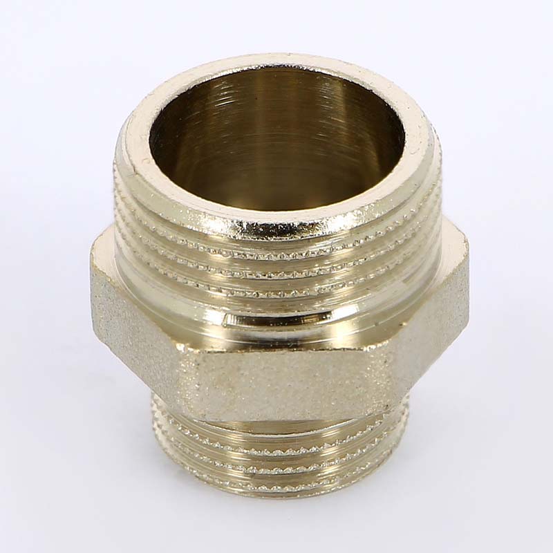 Ниппель редукция 3/4" x 1/2" (НР) никель UNI-FITT