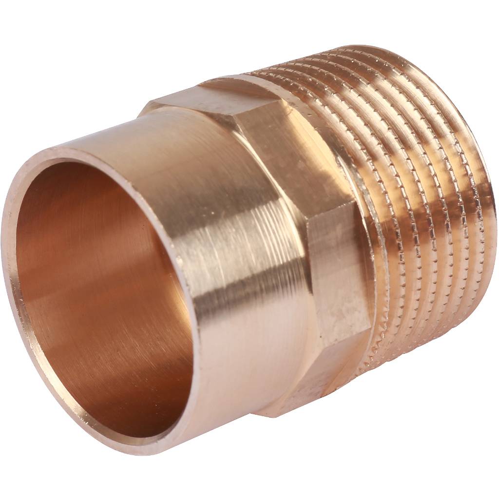 Муфта 28х1" переходная (НР) под пайку с наружной резьбой SANHA бронзовая 14243281