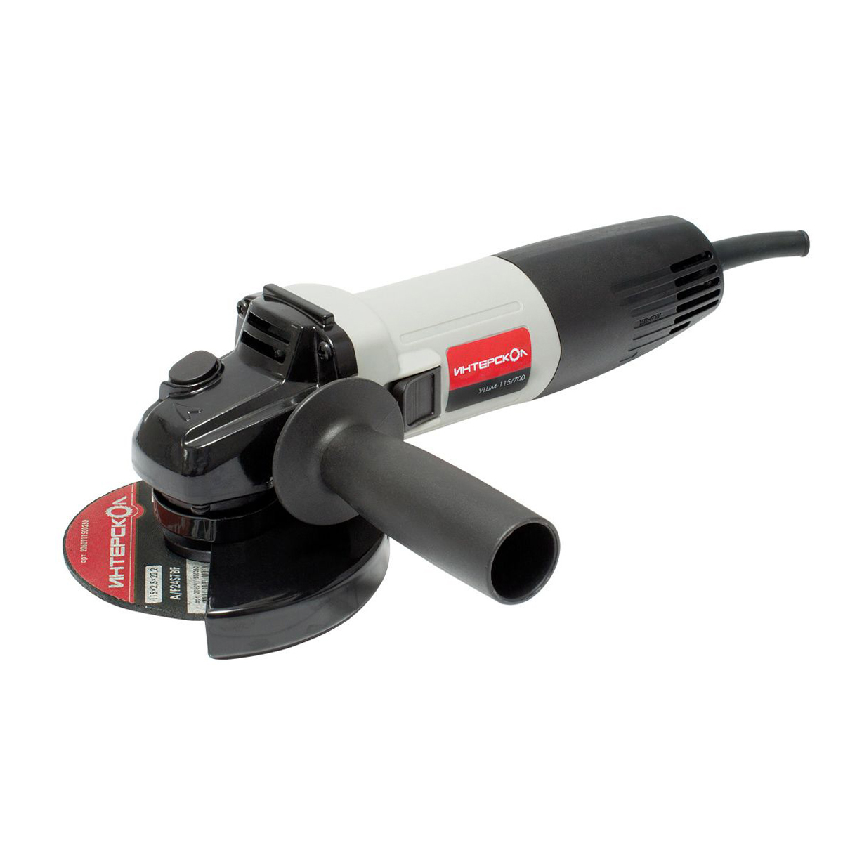 Угловая шлифмашина ушм-115/700 (1/10) "интерскол" 528.1.0.00