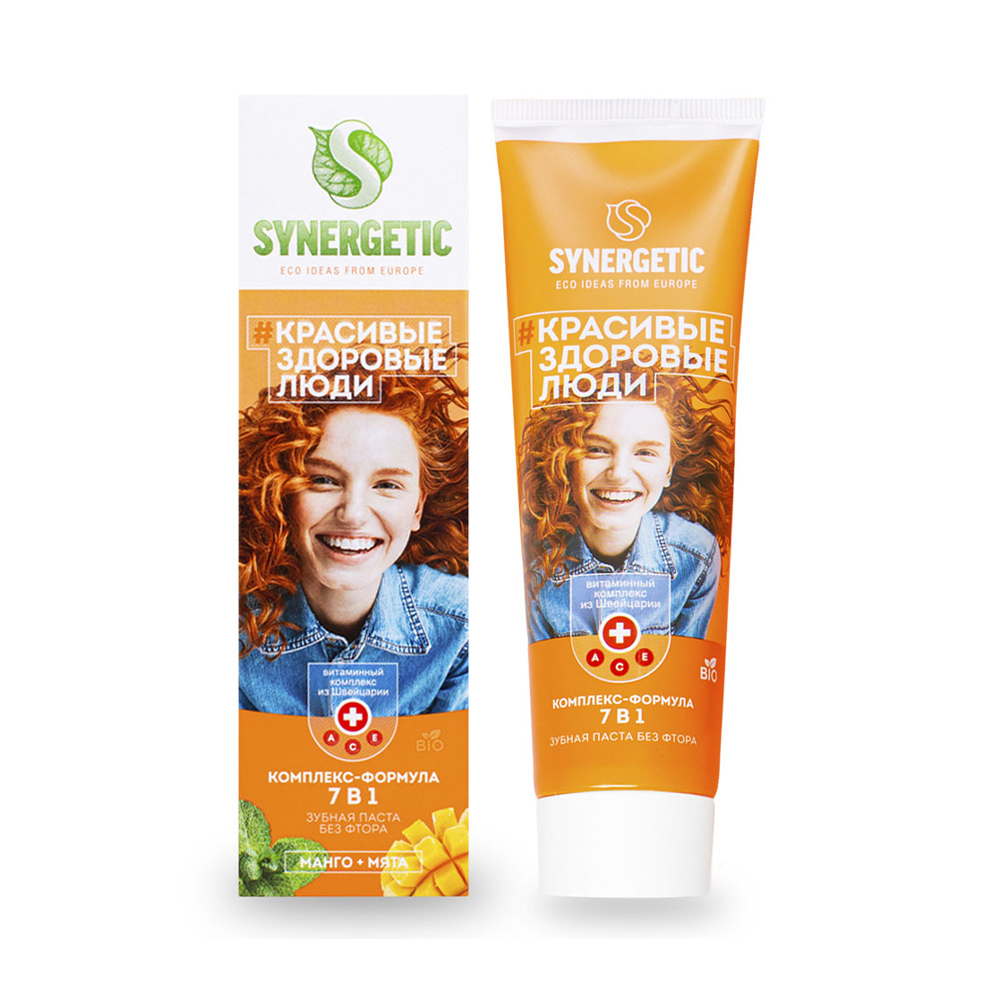 Зубная паста комплекс-формула 7 в 1  100 г (1/12) "синергетик"
