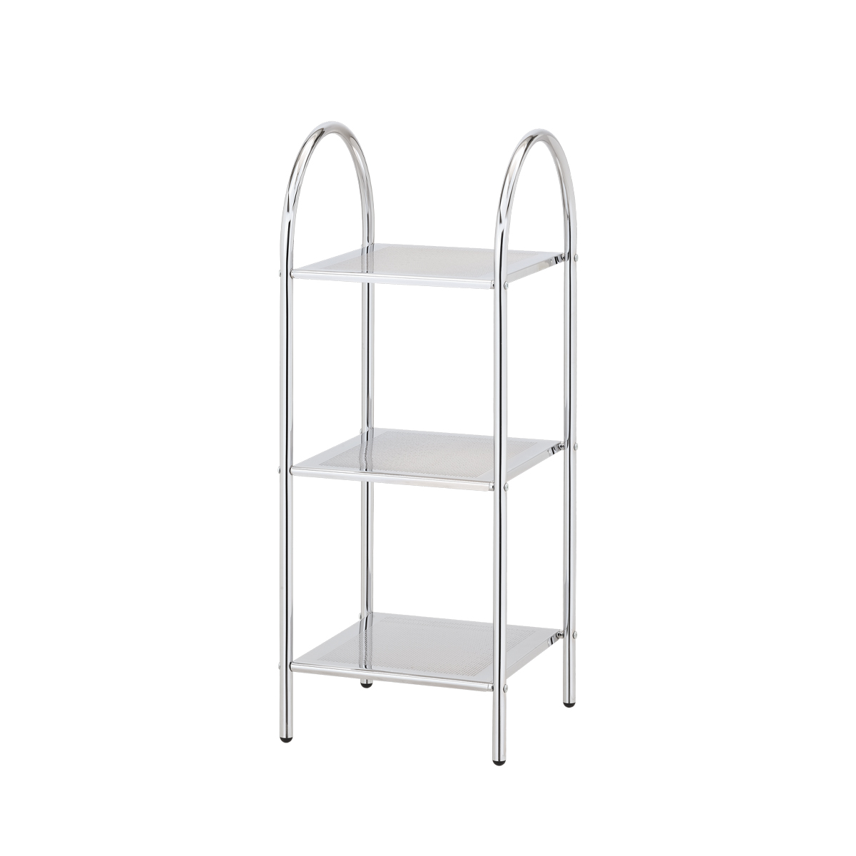 Этажерка 3 полки 35,5*24*70,5 см пласт. (серый) (1/12) "swensa" swfl-1081