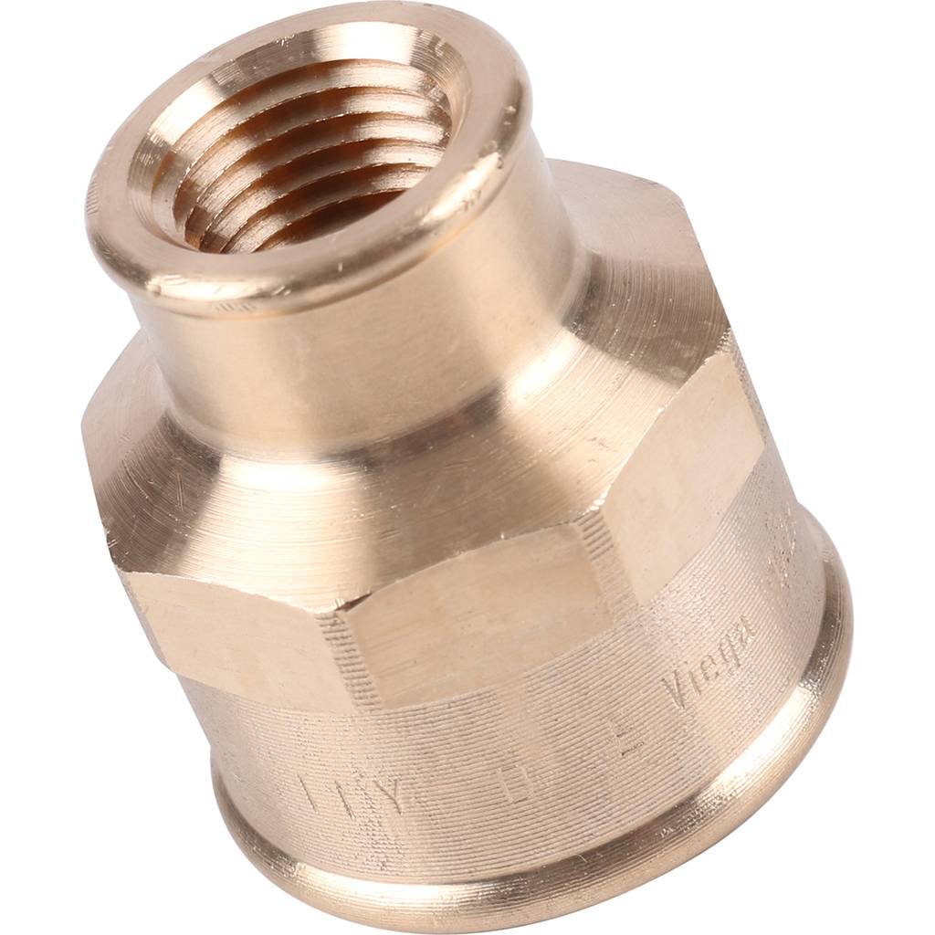 Муфта резьбовая (ВР) 1/2" x 1/4" бронза VIEGA (318031)