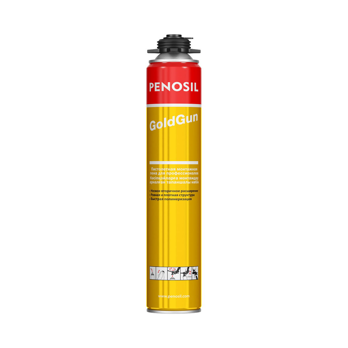 Пена монтажная "penosil goldgun" профи 750 мл (12)
