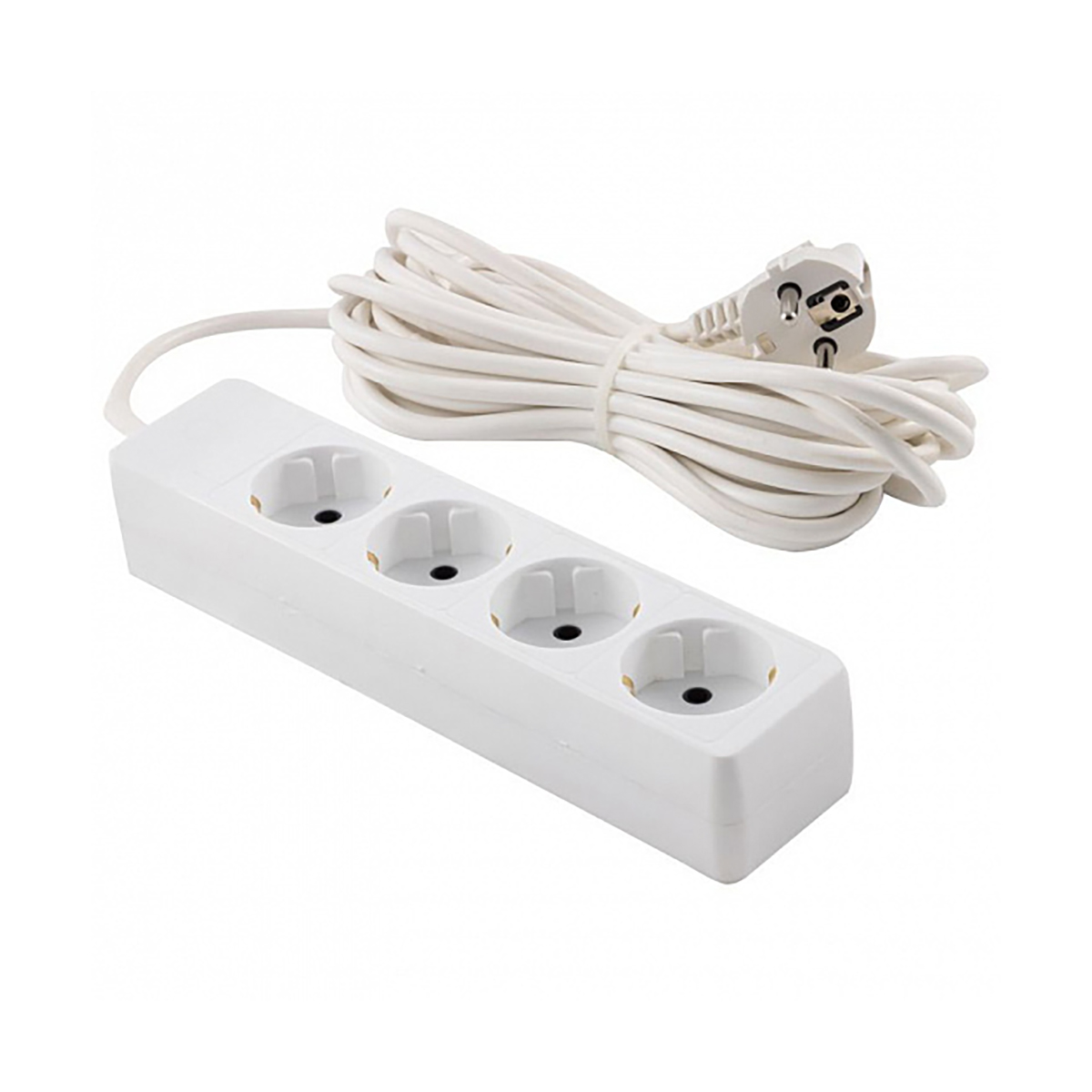 Удлинитель "engy гранд"  7 м, 4 розетки с заземл. (пвс 3 х 0,75), белый (1/20)