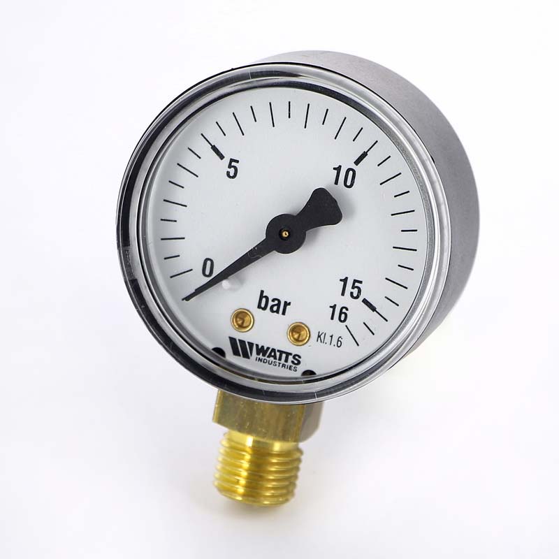 Манометр радиальный F+R200 63 мм 1/4" 16 бар WATTS