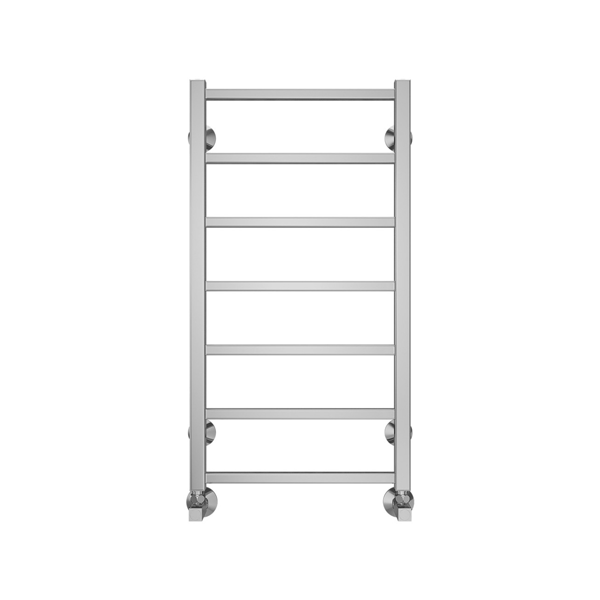 Полотенцесушитель водяной "контур" п7 400*800 (хром) "terminus"