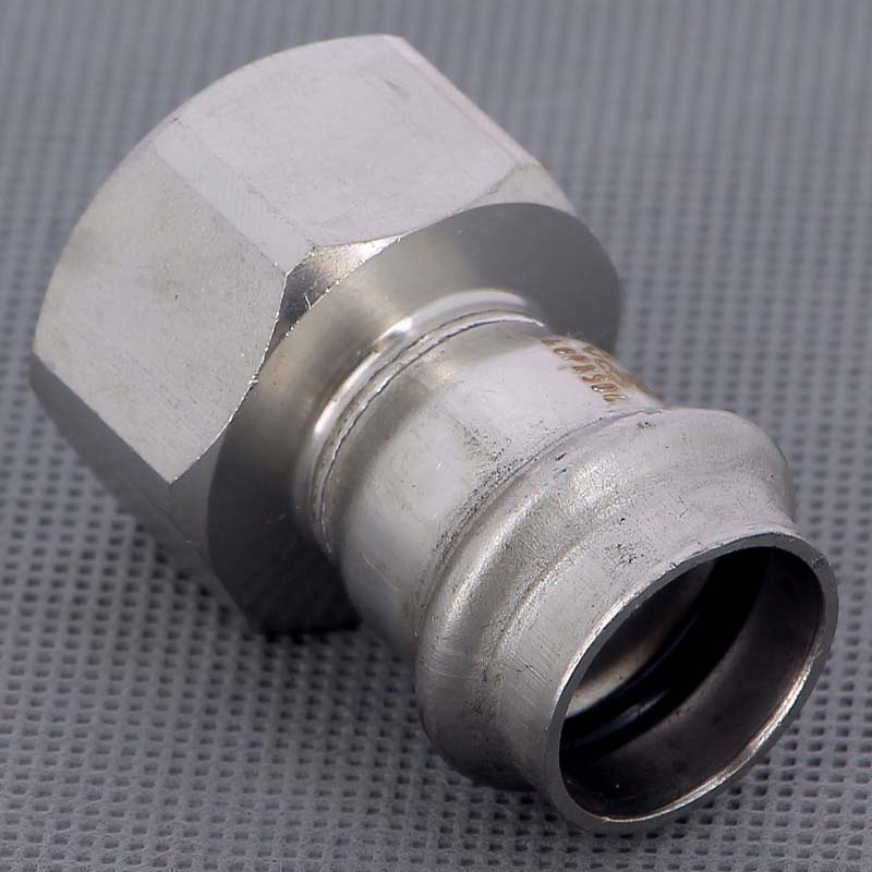 Муфта пресс-В 22х1" нержавеющая сталь Sanpress Inox VIEGA