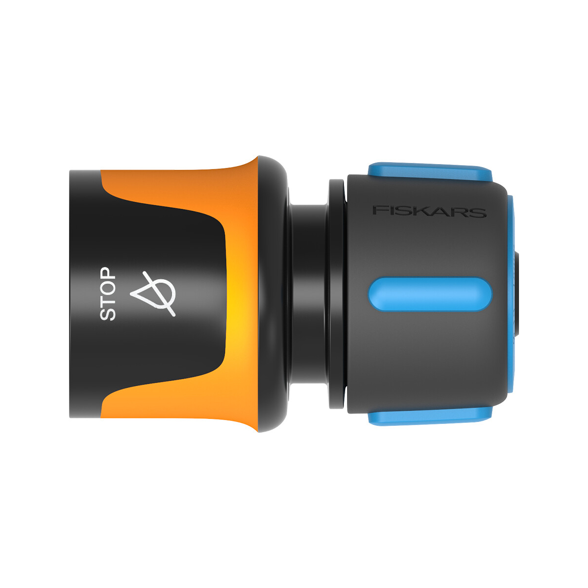 Коннектор для шлангов 1/2-5/8" с автостопом (1/8) "fiskars" 1027079