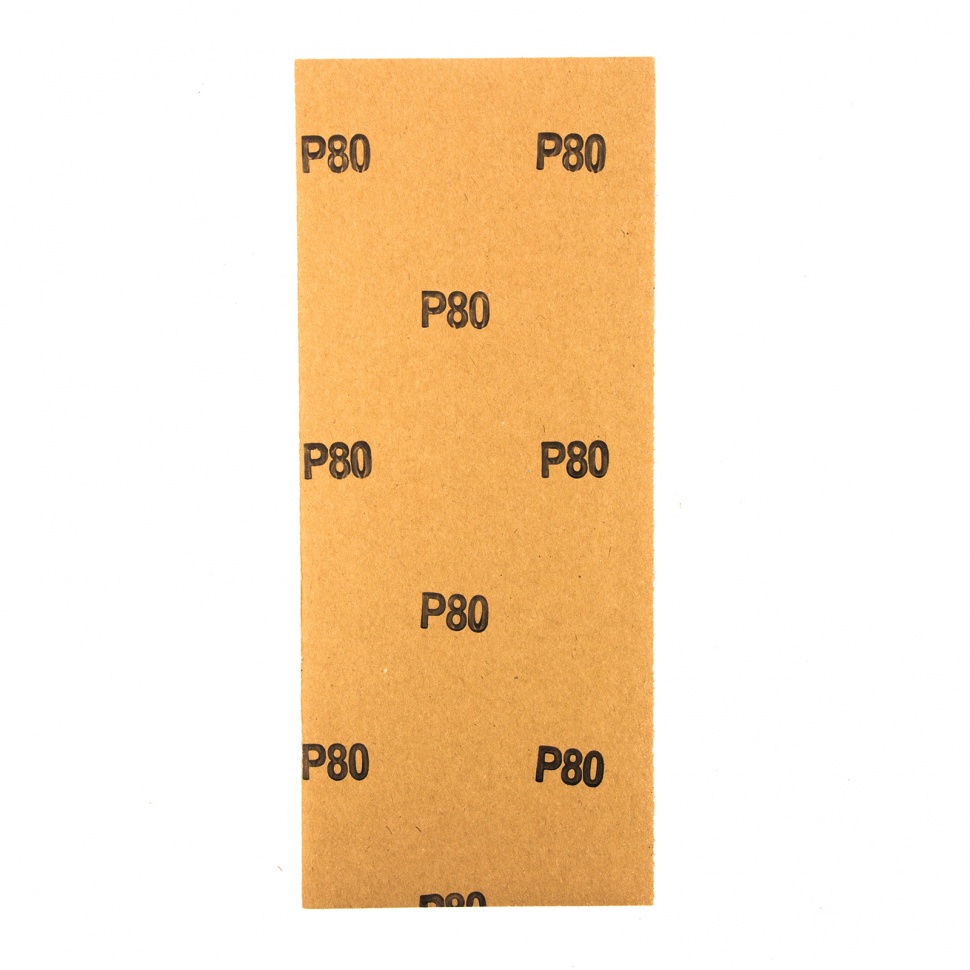 Шлифлист на бумажной основе, P 80, 115 х 280 мм, 5 шт, водостойкий Matrix (756583)