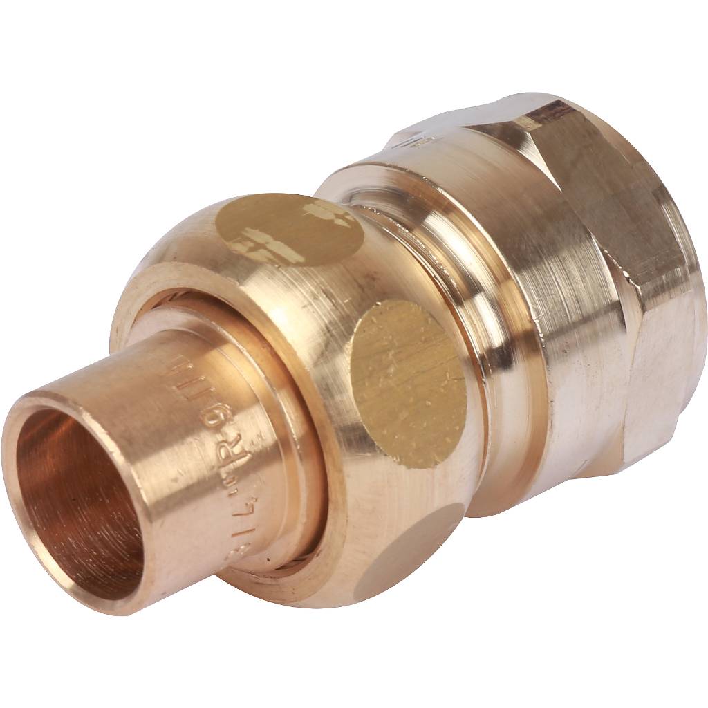 Американка (сгон) 15x3/4" ВР самоуплотняющаяся под пайку SANHA бронзовый 143401534