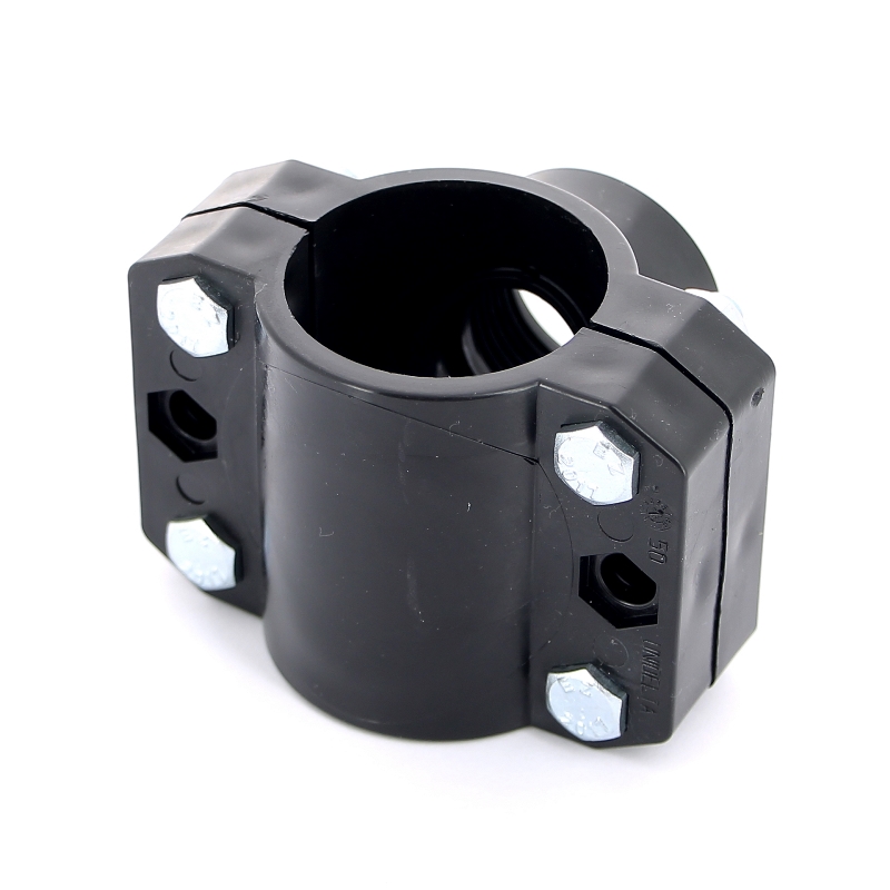 Врезка монтажная седельная 50 x 1" ВР, 4 болта, для водопроводных труб ПНД UNIDELTA