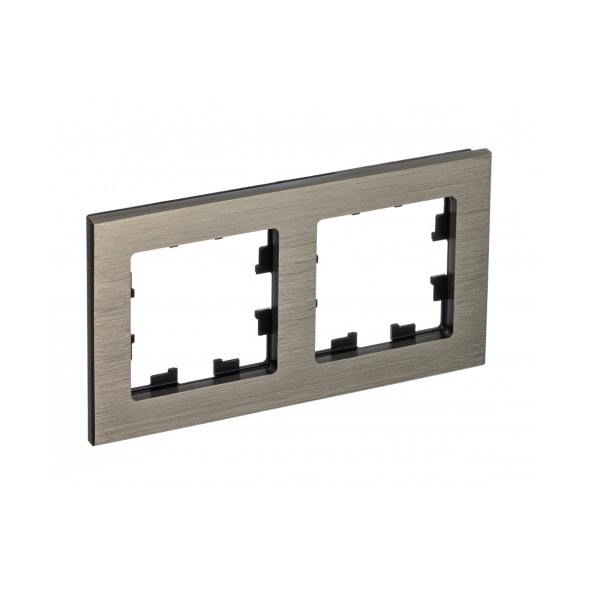 Рамка "atlasdesign nature" 2-х местн. универс., металл, латунь (1/8/16) "schneider"